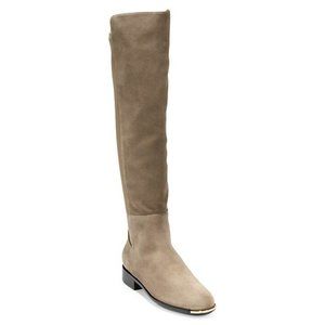 NEW Cole Haan Women Grand Ambition Huntington Suede Walnut Over The Knee Boot